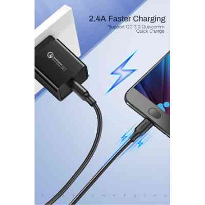 Дата кабель USB 2.0 AM to Micro 5P 3.0m 2A US289 black Ugreen (60827) Винница