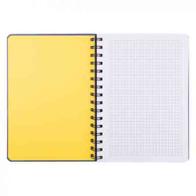 Блокнот Yes А5 80 аркушів на cпіралі з резинкою Smiley World клітинка (151832) Вінниця