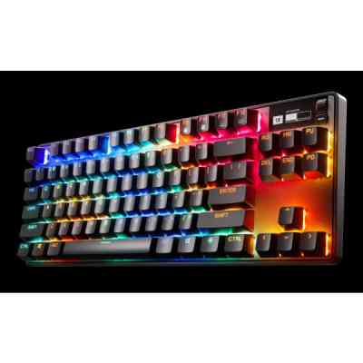 Клавіатура SteelSeries Apex Pro TKL Wireless Gen 3 UA HyperMagnetic OmniPoint 2.0 OLED UA Black (64871) Вінниця