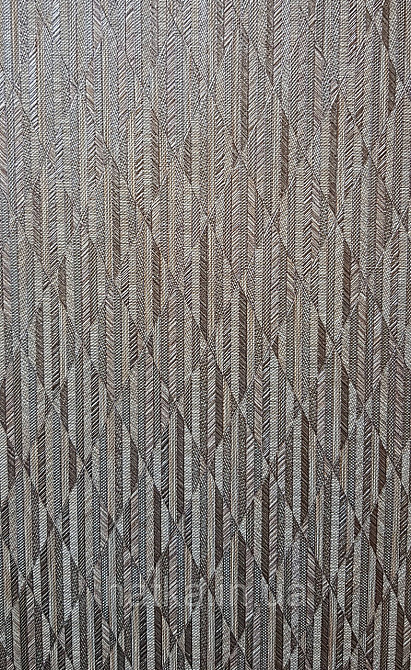 Обои винил на флизелине AdaWall Omega1.06х10 геометрия 3д фигуры полосы под бамбук коричневые глянец 23205-5 Киев - изображение 1