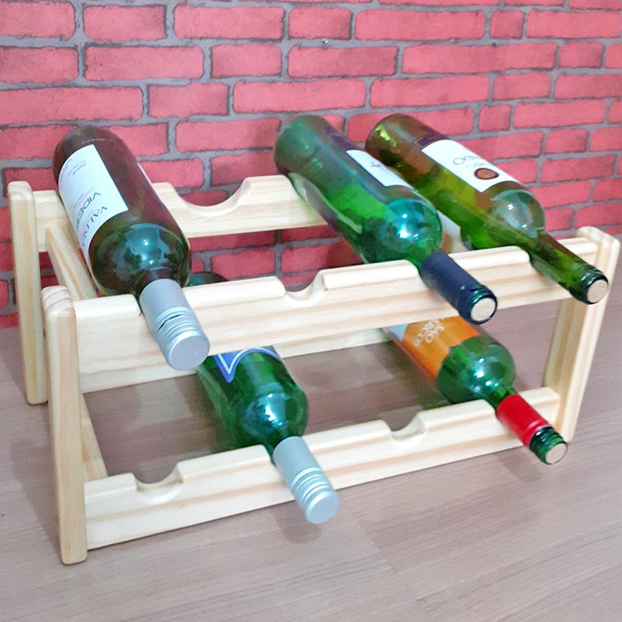 Настольная винная полка 