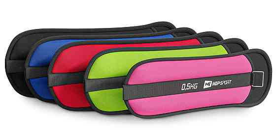 Обважнювачі для ніг та рук Hop-Sport HS-S004WB 2х2кг сині Київ