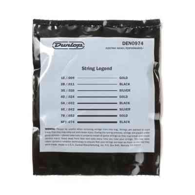 Струни для гітари Jim Dunlop Nickel Wound Electric Guitar Strings 09-74 | 8-String (DEN0974-8) Вінниця