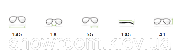 Женские стильные солнцезащитные очки (2123) gold Киев - изображение 4