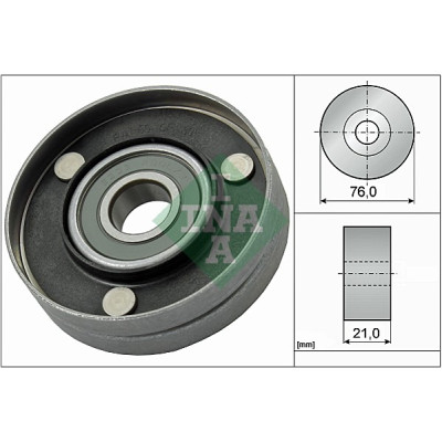 Ролик натяжителя ремня INA 532 0567 10 Винница - изображение 1