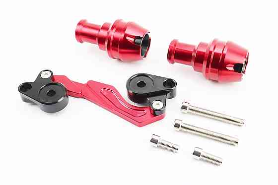 Крашпеди-слайдери (відбійники) універсальні, зі зміщеним кріпленням, ЧЕРВОНИЙ к-кт 2шт Київ