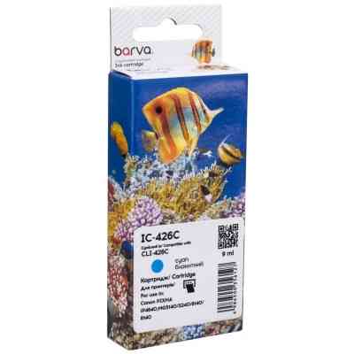 Картридж Barva Canon CLI-426C (4557B001) 650 ст, cyan (IC-426C) Винница