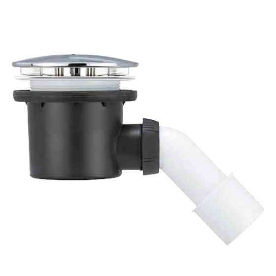 Сифон для душового піддона Tourbillon Ø 90 мм з адаптером Ø 40/50 мм WIRQUIN (9544100) Київ