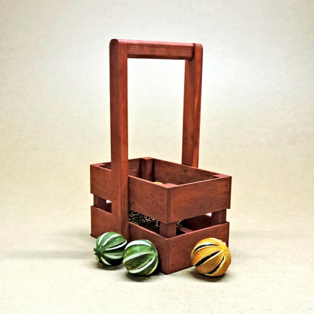 Подарунковий кошик "Шеллі 12х20" корал Миколаїв - фото 4