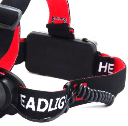 Ліхтарик налобний BAILONG BL-T20-P90 3 режими роботи, 2 акумулятори 18650, ZOOM 7470 Одеса - фото 4