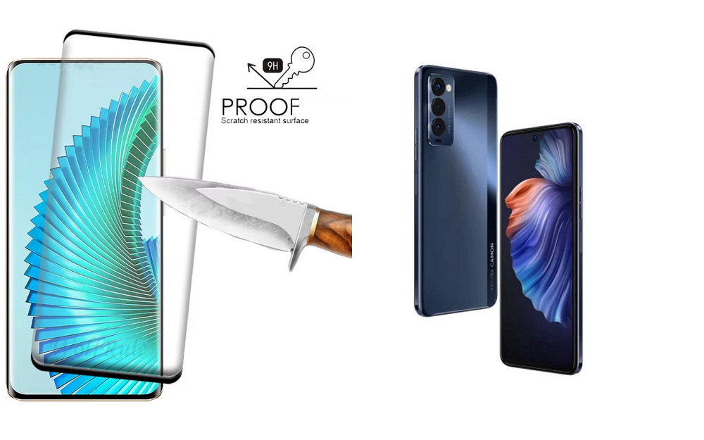 Захисне скло HyperGlass Pro для Tecno Camon 18 (CH6n), Camon 18p (CH7n) – максимальна чутливість та захист Київ - фото 1