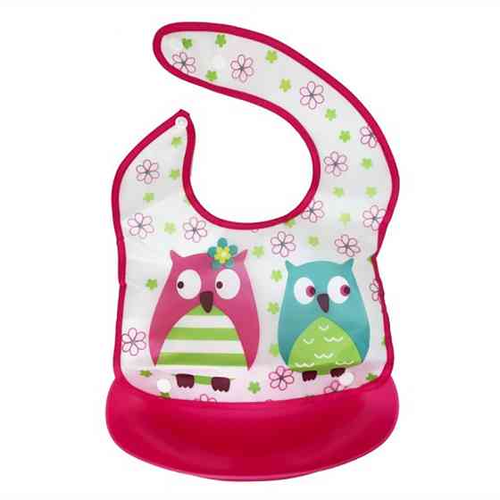 Детский слюнявчик Трактор MGZ-0602(Crimson Owl) со съемным карманом Винница