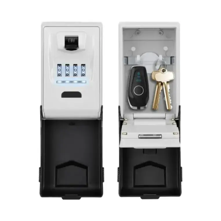 Сейф зовнішній CH-799 (137 мм) з кодовим замком металевий антивандальний (Сірий із чорним) Вінниця - фото 6