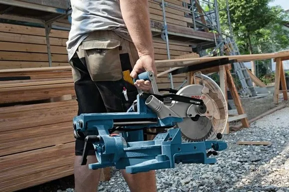 Торцювальна пила Bosch Professional GCM 800 SJ : 1,4 кВт, 5500 об/хв. глибина/довжина різу 70/270 мм, диск 210-216 мм Київ - фото 10