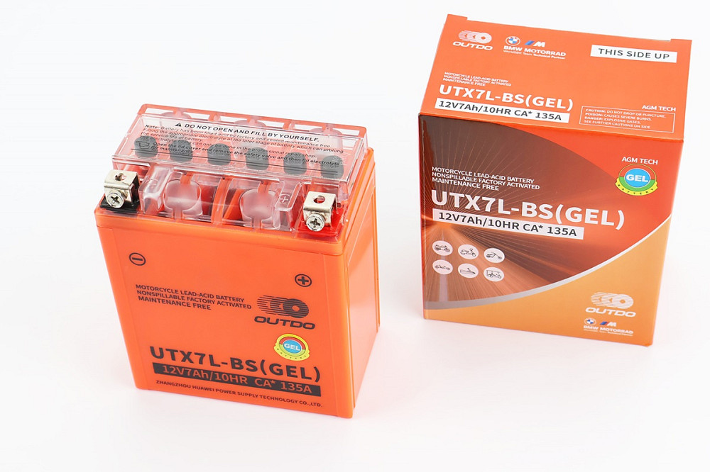 Акумулятор 12V7Ah UTX7L-BS GEL (L113*W70*H132mm) "МОТО" Київ - фото 1