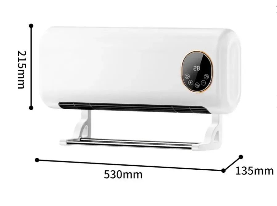 Обогреватель настенный кондиционер SOKANY SK-18035 2000 Вт с пультом и сушилкой Коломыя - изображение 4