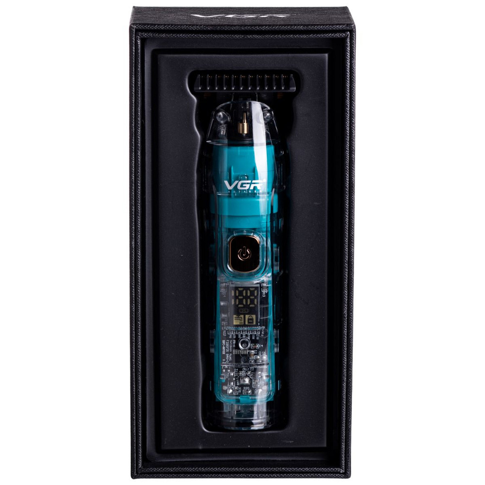 Тример для стрижки акумуляторний з 4 насадками Зелений VGR HP-V-961 Коломыя - изображение 9