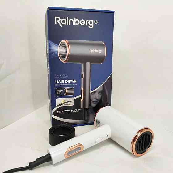 Портативний фен для укладання волосся Rainberg RB-2260 1500Вт, Фен побутовий для волосся QX-39 Львів