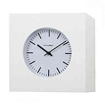 Настінні годинники Balvi Qubo, білі Ровно