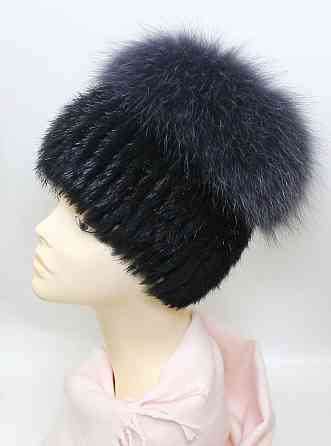 Шапка меховая женская кубанка Сюзанна Графитовый Харьков