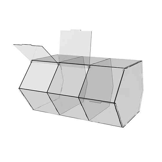 Диспенсер EKOSTAR для мармеладов, снеков, орехов 3 ячейки Киев