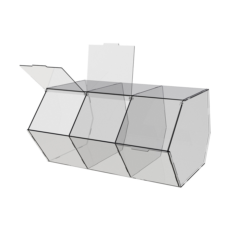 Диспенсер EKOSTAR для мармеладов, снеков, орехов 3 ячейки Киев - изображение 4