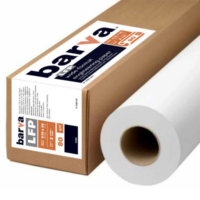 Бумага Barva 24"/610мм, 80 г/м2, 50 м LFP (IP-O080-361) Винница - изображение 1