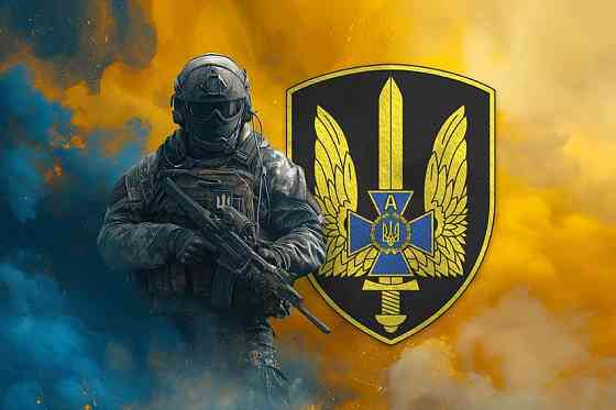 Прапор Спецпідрозділ СБУ Альфа Воїн з гербом підрозділу 600х900 мм Запоріжжя