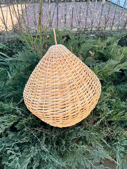 Люстра плетеная из лозы кокон Киев - изображение 4