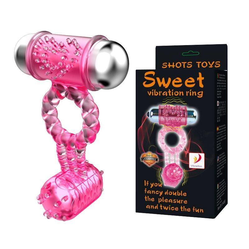 Эрекционное вибро кольцо с стимулятором клитора Sweet Vibration Ring, BI-014080 Sex Aura Киев - изображение 1