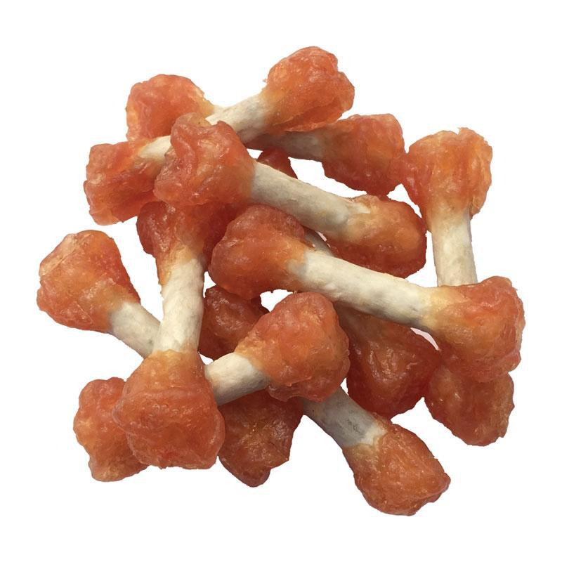 Лакомство для собак Lucky star Гантельки с мягким мясом курицы на прессованной кости 6 см (14-15) 200 г RM038S Винница - изображение 1