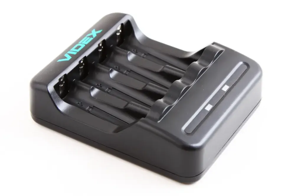 Компютерний заряд для акумуляторних батарейок 4*A/AAA Videx USB Вінниця - фото 2