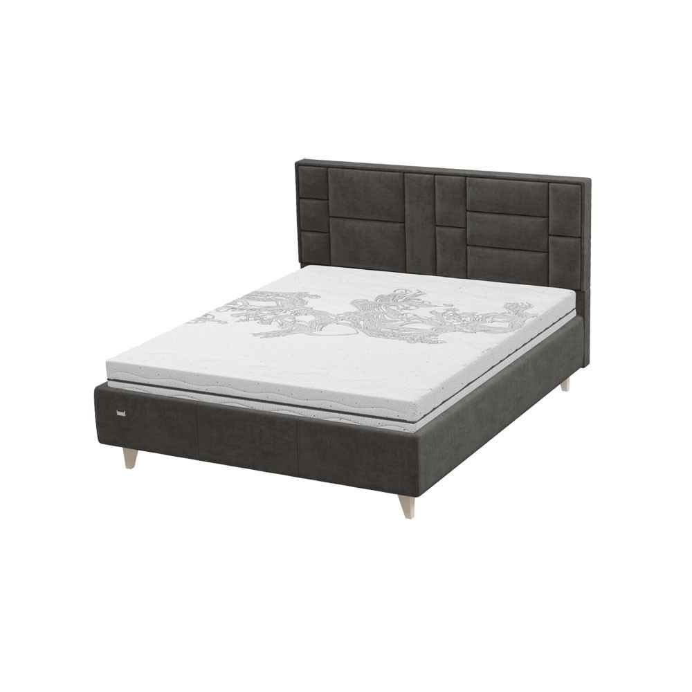 Кровать TaurusDesign Gray Standart на ножках 160x190 темно-серый Киев - изображение 7