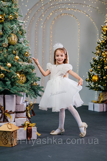 Платье Белое нарядное с блестками для девочки Кривой Рог - изображение 4