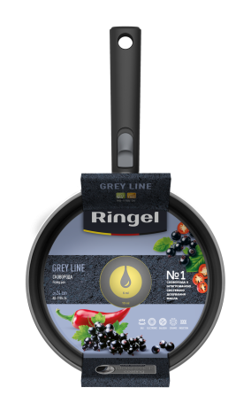 Сковорода со съемной ручкой Ringel Grey Line 24 см (7138157) Киев