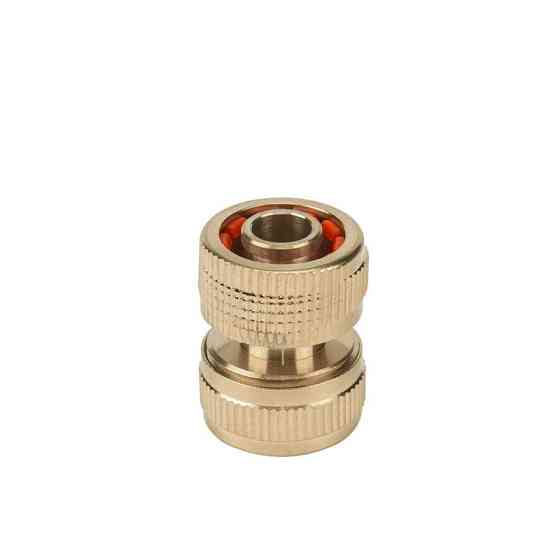 Муфта, з'єднувач для шлангів 1/2", 5/8", латунний, BR-2100 Київ