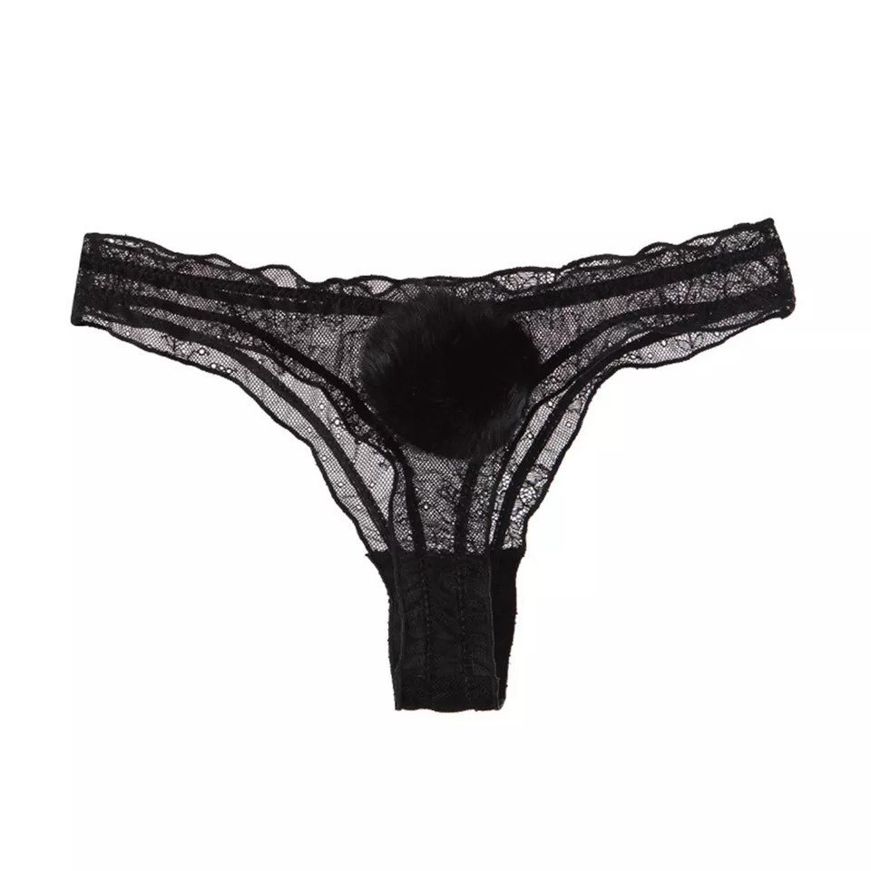 Трусики з хвостиком чорні - розмір 42-46, хвостик знімається Київ - фото 4