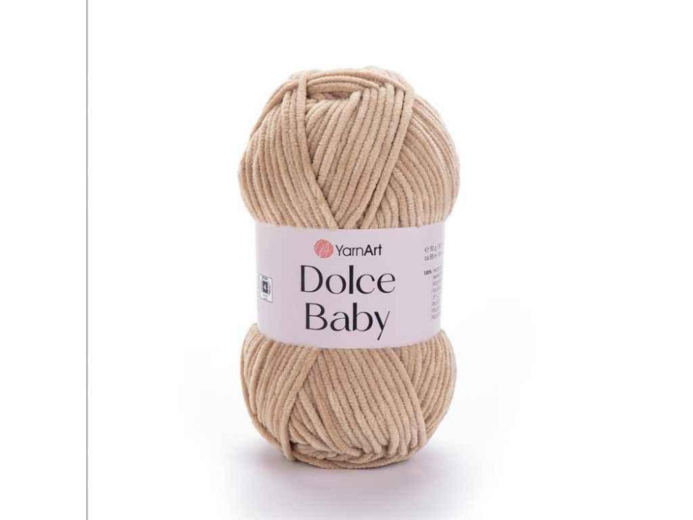 Пряжа Dolce Baby бежевий 100% мікрополіестр 85м 50г 5шт/уп 747 ТМ YarnArt Київ - фото 1