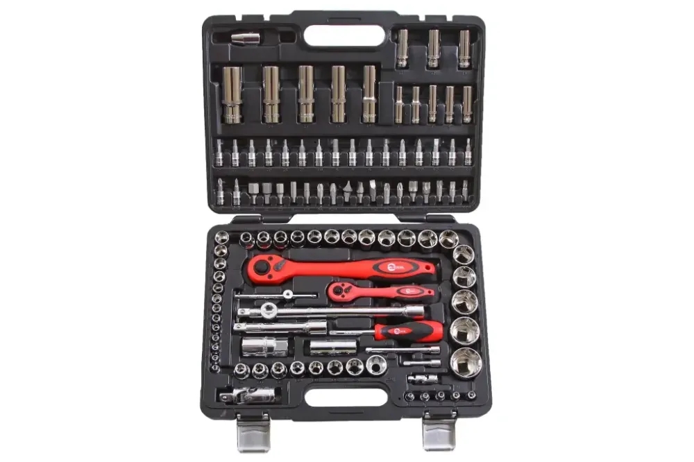 Набір голівок і насадок 108 ед. Intertool Prof 6-г. 1/2, 1/4 Вінниця - фото 1