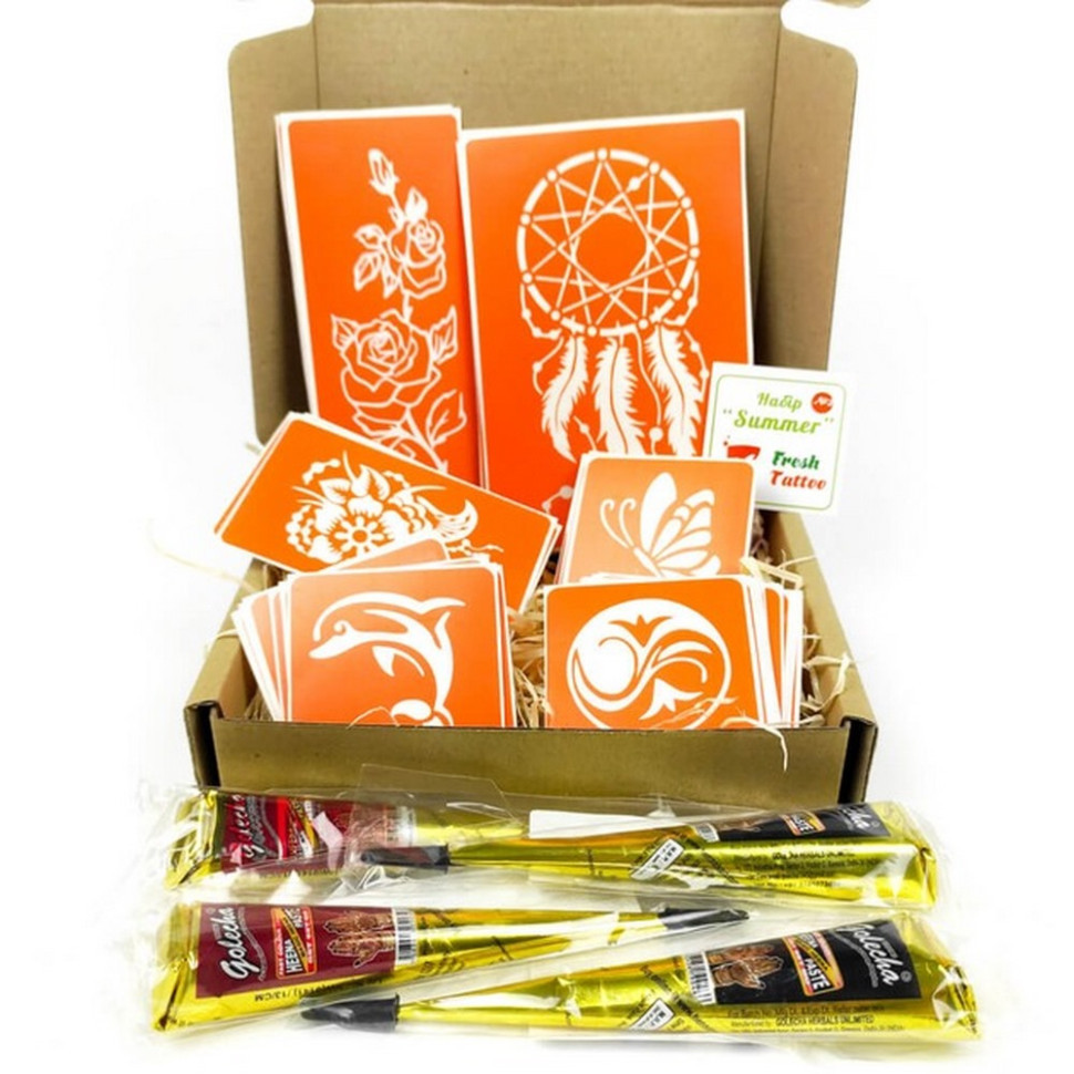 Набір для біо-тату "Літо 2.0 - хна" set-summer-v2-hena Вінниця - фото 1