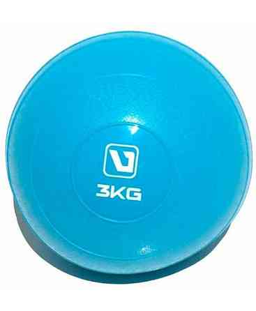 Медбол м'який LiveUp SOFT WEIGHT BALL 3 кг Вишневе