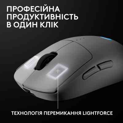 Мишка Logitech G Pro 2 Lightspeed Wireless White (910-007302) Вінниця