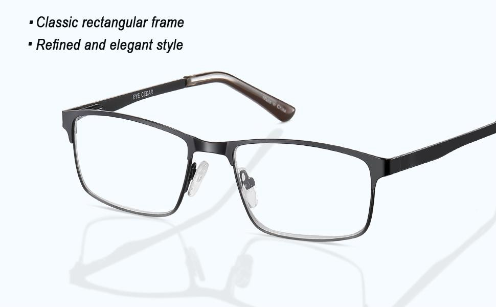 Окуляри для зору з блокуванням синього світла в металевій оправі EYECEDAR +1.5 Луцк - изображение 2