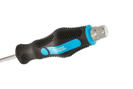 Викрутка ударна хрестова магнітна MASTERTOOL EXTERNAL HEX PH2х100 мм ручка з TPR покриттям 49-6210 Коломия