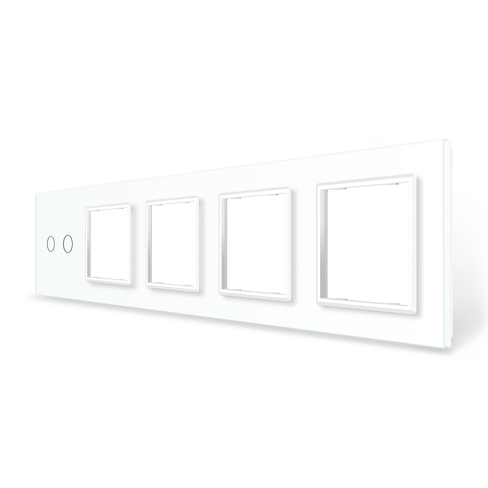LIVOLO Рамка 5-постова для одного 2-сенсорного вимикача і чотирьох розеток (2-0-0-0-0) LIVOLO, Коломыя - изображение 4
