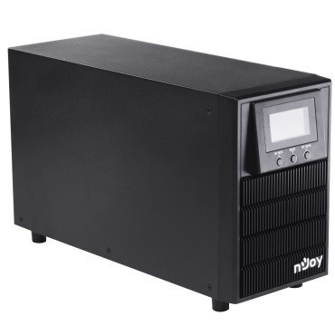 ДБЖ NJOY Aten Pro 2000 (PWUP-OL200AP-AZ01B), Online, 3 x Schuko, USB, LCD, метал Чорний Харьков - изображение 3