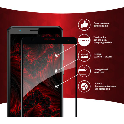 Скло захисне Intaleo Full Glue ZTE Blade A31 Plus (1283126523113) Вінниця - фото 2