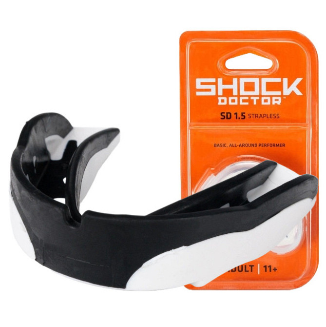 Капа Shock Doctor V1.5 доросла (вік 11+) White (art. 4000-BK-AD) Каменское - изображение 1