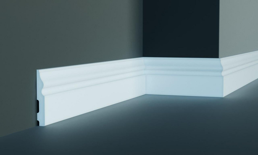 Плинтус гладкий полиуретановый Harmony M 207 Днепр - изображение 1