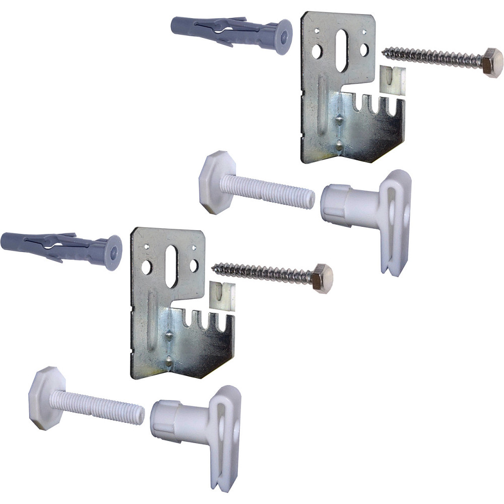 Универсальный комплект L-кронштейнов подвесного крепления панельного радиатора NS-1017 CRISTAL (2шт) Киев - изображение 3